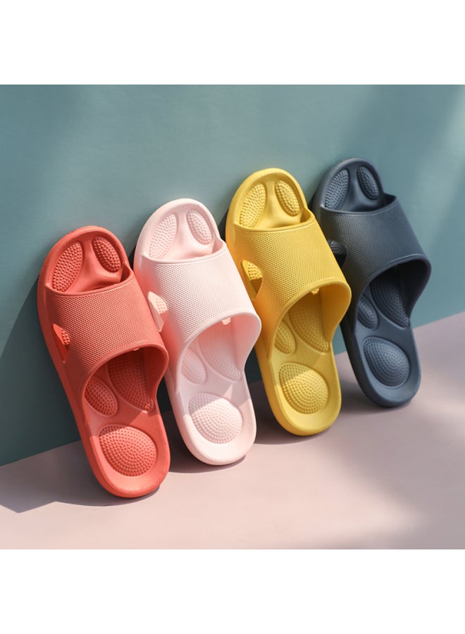 GUOLUOFEI Guoluofei Couple's Massage Bathroom Slippers, Home Indoor Summer Bathroom Slippers For Men And Women, Pink, Size 39-40  - Image 1