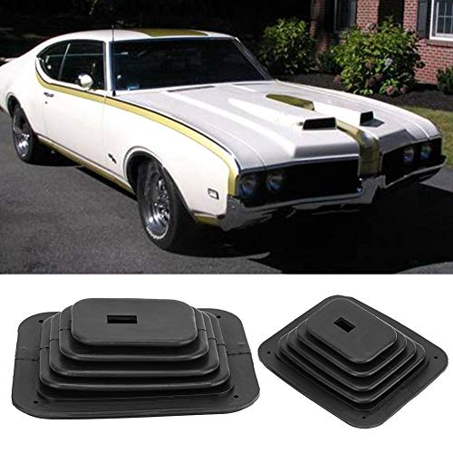 Suuonee Gear Shift Boot,Rubber Car Gear Shift Dust Cover Shifter Boot Replacement Gear Shift Boot Cover Leather Shift Boot - Image 3
