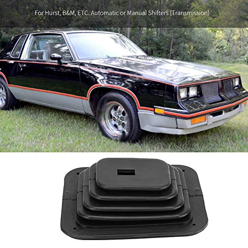 Suuonee Gear Shift Boot,Rubber Car Gear Shift Dust Cover Shifter Boot Replacement Gear Shift Boot Cover Leather Shift Boot - Image 4