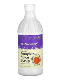 NuNaturals Concentrated Pumpkin Spice Syrup 16 fl oz 0.47 l  - Image 1
