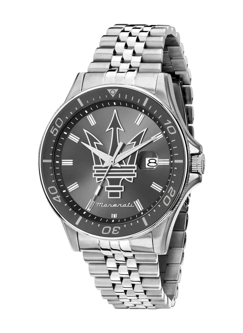 Maserati Sfida Analog Quartz Silver Stainless Steel Watch R8853140010 - 44mm  - Image 1