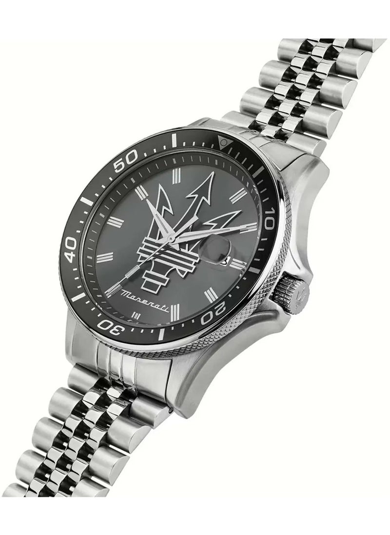 Maserati Sfida Analog Quartz Silver Stainless Steel Watch R8853140010 - 44mm  - Image 2