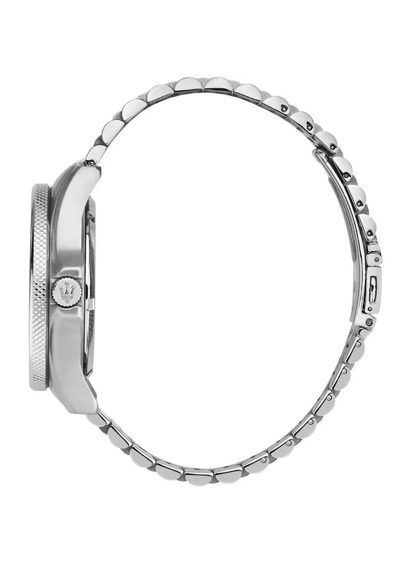 Maserati Sfida Analog Quartz Silver Stainless Steel Watch R8853140010 - 44mm  - Image 3