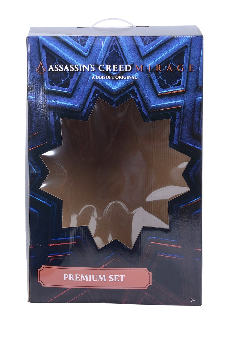 Ubisoft مجموعة حقائب ترولي بعجلات كبيرة 3 قطع من أساسنز كريد ميراچ - حقائب سفر ومدرسة متميزة مع حقيبة ظهر، حقيبة غداء وحافظة أقلام - إصدار ألعاب سوداء للأولاد (أصلي من يوبيسوفت) - Image 3