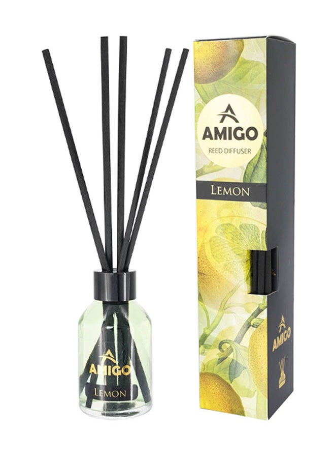 Amigo - Long Lasting Reed Diffuser - Lemon 110ml - Image 1