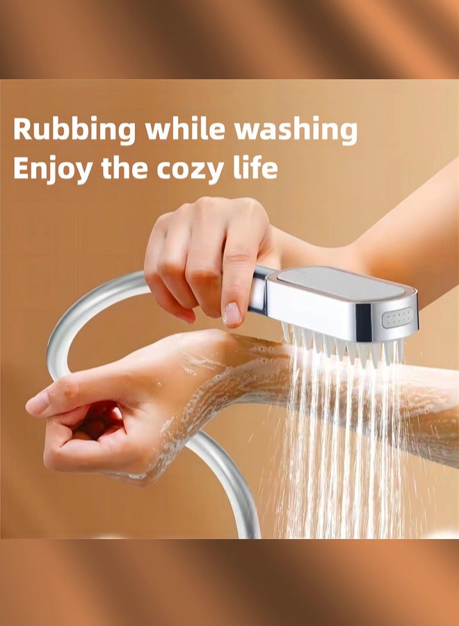 Shower Head With Bath Brush Massage ,Multifunctional Showerhead,Handheld Sprinkler Gun - Image 4