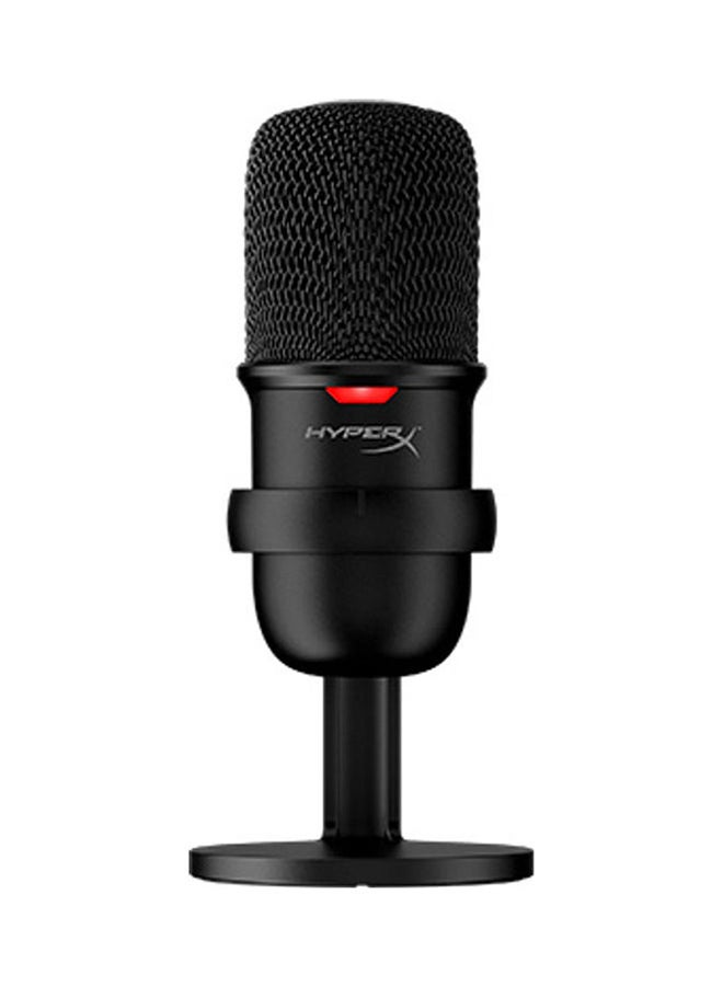HYPERX SoloCast USB Condenser Microphone, for PC, PS4, PS5, and Mac, Faucet-to-Silence Sensor, Cardioid Polar Pattern, Ideal for Gaming, Streaming, Podcasts, Twitch, YouTube, Discord | 4P5P8AA - Image 1