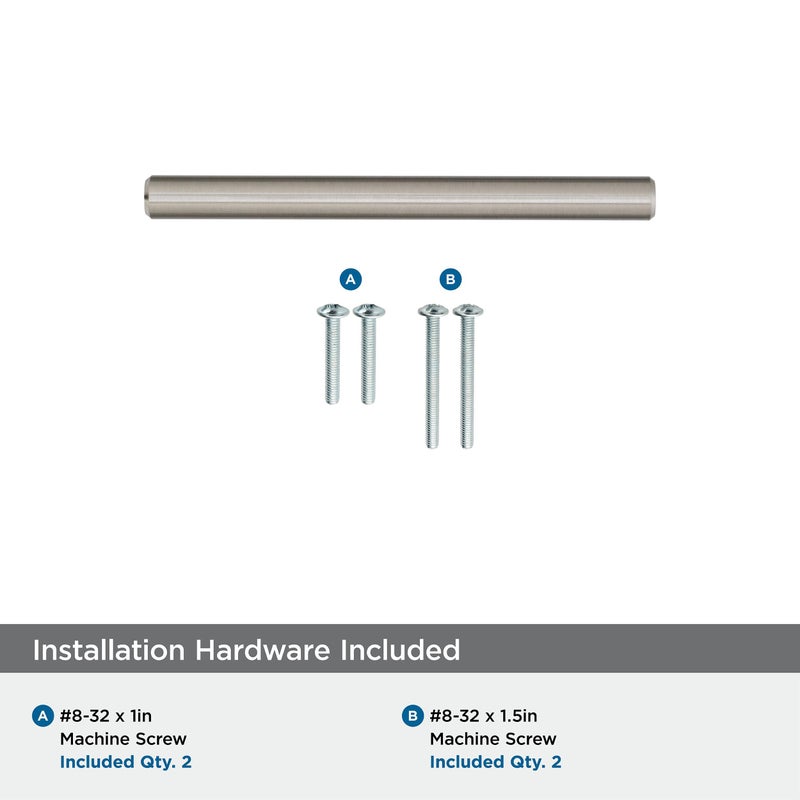 Amerock | Cabinet Pull | Sterling Nickel | 3 inch (76 mm) Center to Center | Bar Pulls | 1 Pack | Drawer Pull | Drawer Handle | Cabinet Hardware - Image 5