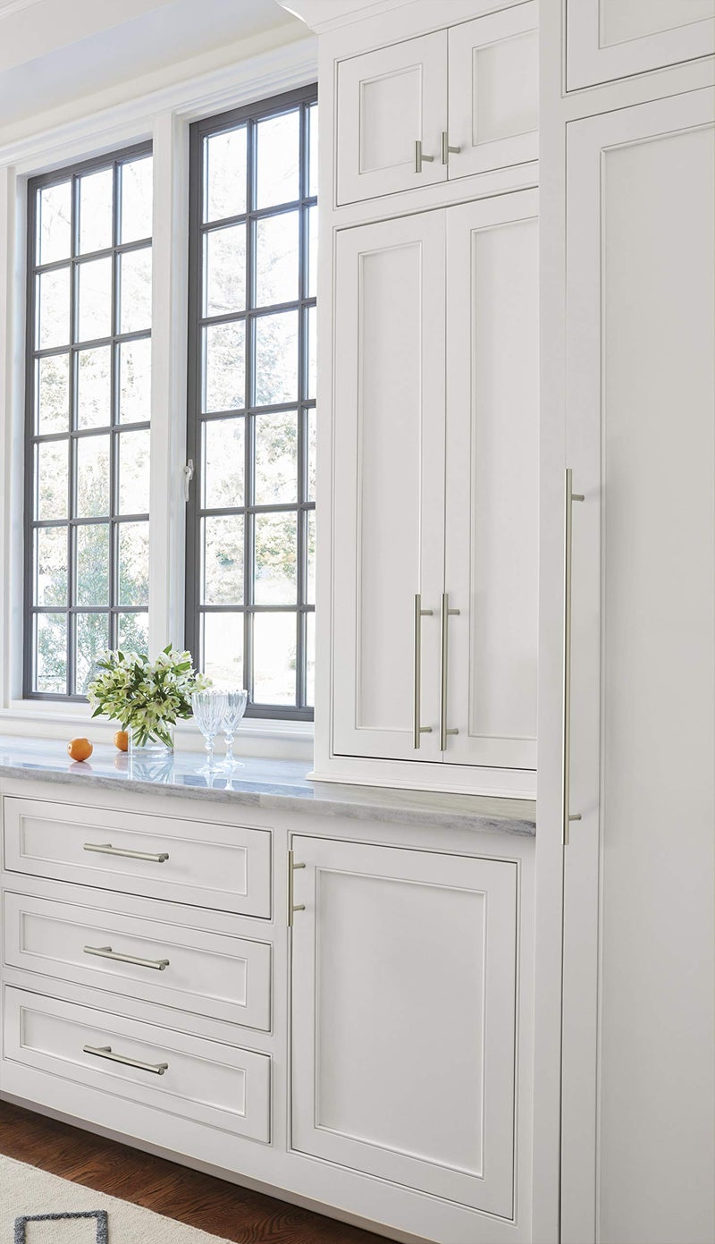 Amerock | Cabinet Pull | Sterling Nickel | 3 inch (76 mm) Center to Center | Bar Pulls | 1 Pack | Drawer Pull | Drawer Handle | Cabinet Hardware - Image 2