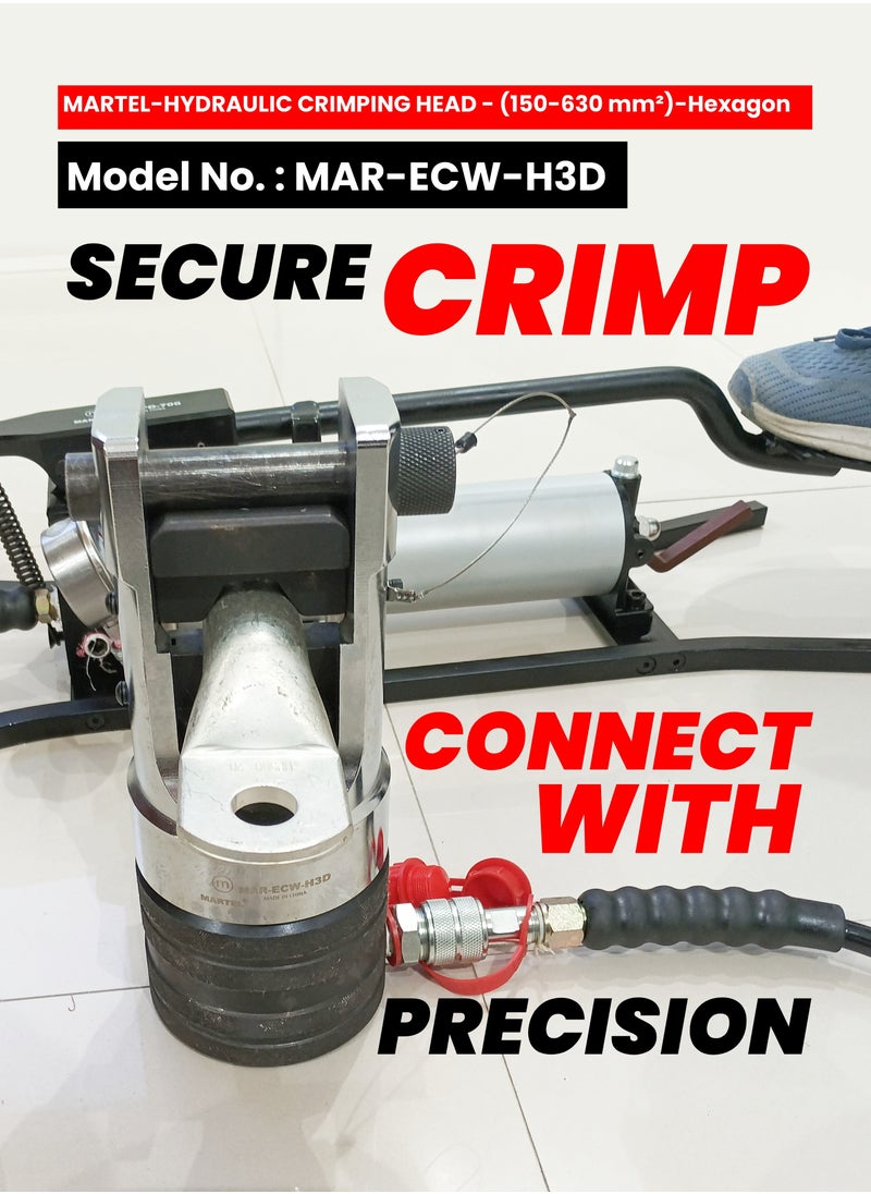 MARTEL Hydraulic Crimping Head with Complete Die Set (150-630 mm²)  - Image 4