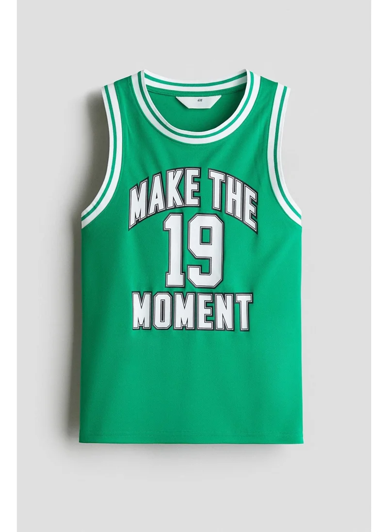 اتش اند ام Mesh basketball vest top