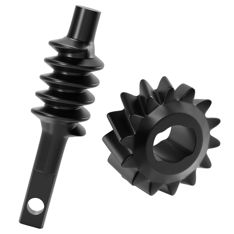 2/18T Differential Gear Steel Worm Gear Set For RC Crawler Upgrades Underride 11.3 Percent - Image 1