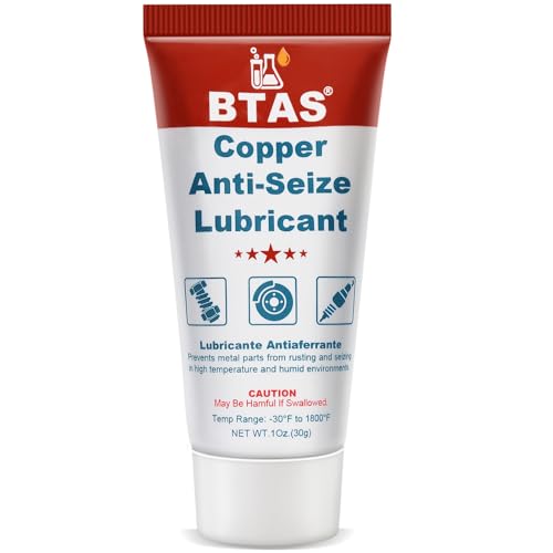 BTAS Copper AntiSeize Compound Thread Lubricant Grease Never Antiseize High Temp for Spark Plug Bolts 1 oz 1Pcs - Image 1