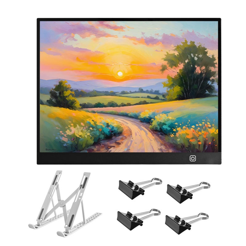 WELLFAR A3 LED Light Box for Tracing and Drawing - Ultra Thin Adjustable Light Table, USB Trace Light UP Pad Screen, Small Copy Board Tracer for Kids Artists, Sketching, Stenciling, and Art Crafting. - Image 1