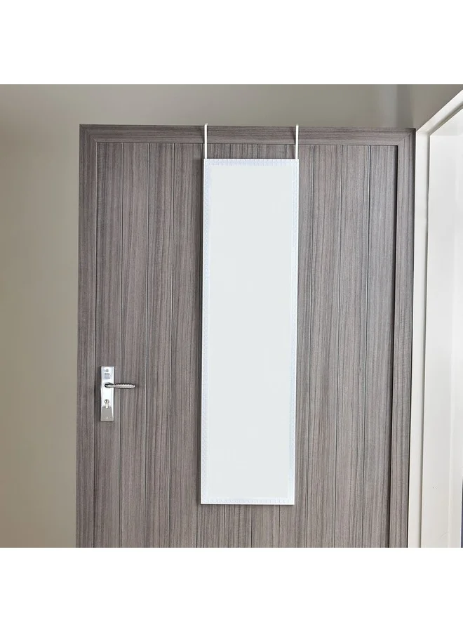 Home Box Brecklyn Over the Door Mirror with Hook 34 x 124 x 1.2 cm