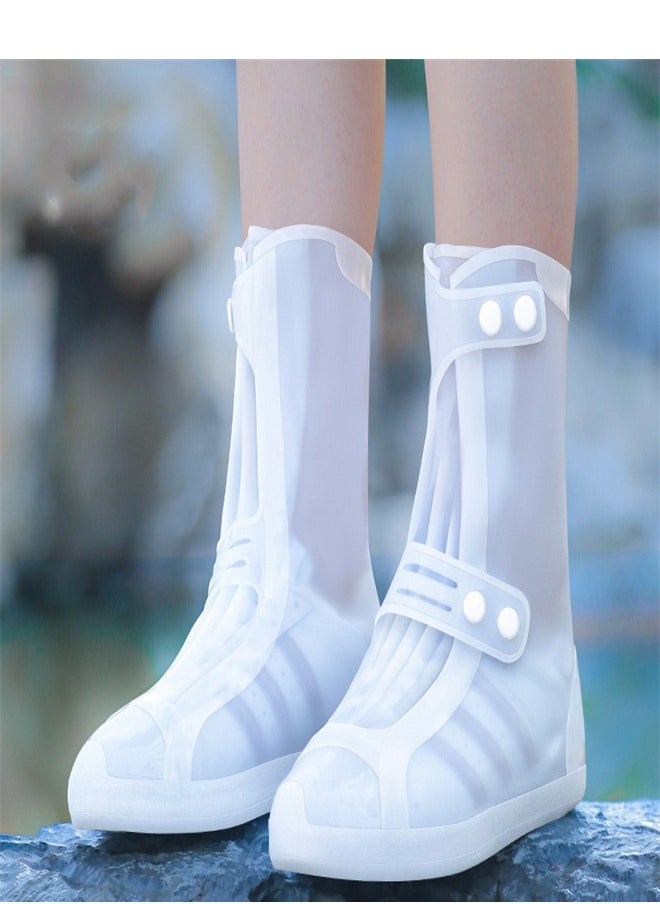 Loquat - Portable Anti Slip Rain Boot Cover White - Image 1