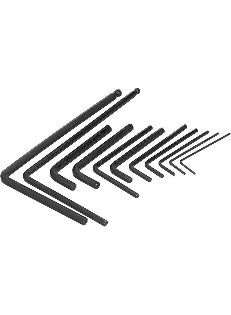 GGOOT Inbus Guitar,Hex Keys 11Pcs Hex Wrench Set Guitar Adjustable Instrument Metal Hardware Key Tools M02668  - Image 3