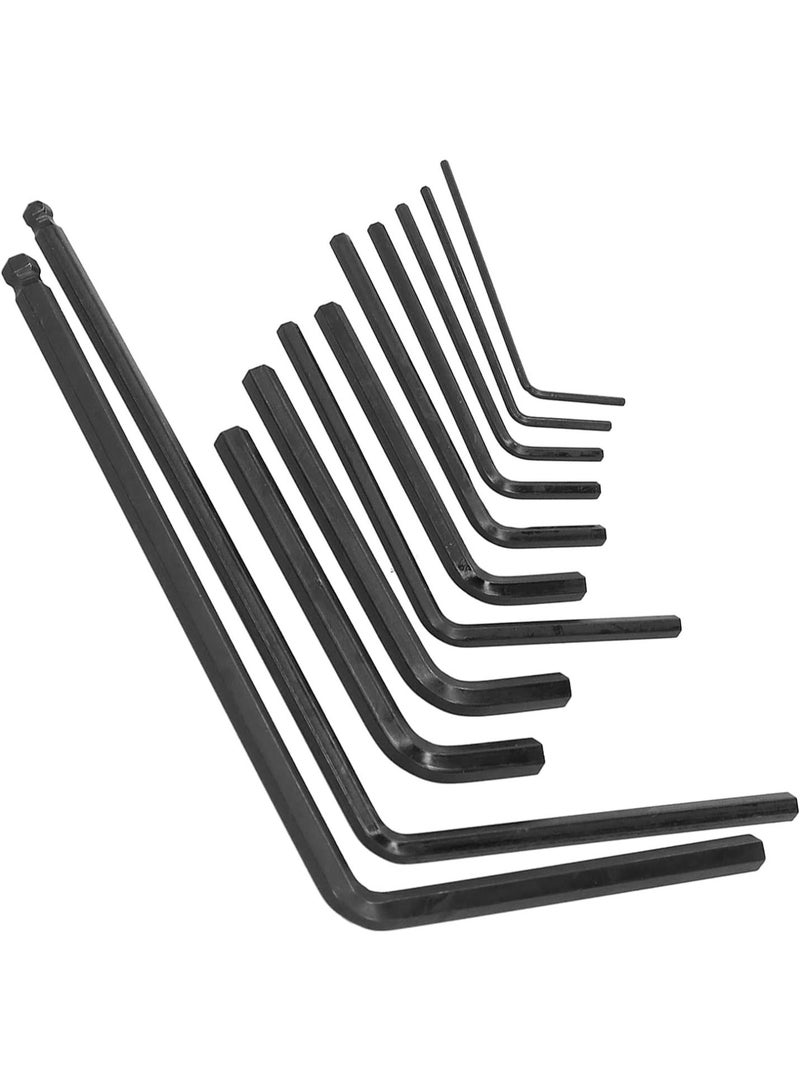 GGOOT Inbus Guitar,Hex Keys 11Pcs Hex Wrench Set Guitar Adjustable Instrument Metal Hardware Key Tools M02668  - Image 1