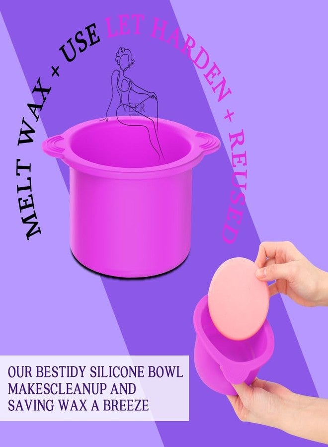 Bestidy Waxing Kit for Women & Men, Wax Warmer for Hair Removal with Digital Display, Beginner Friendly, At-Home Hair Removal Kit for Face, Bikini, Brazilian & Full Body with 40 Accessories - Image 4