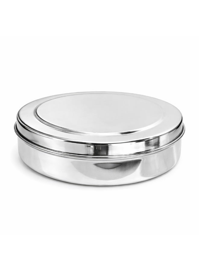 Ayda Stainless Steel Roti / Chapati Storage Container with Lid 18.5 cm – Keeps Bread Fresh & Warm - Image 2