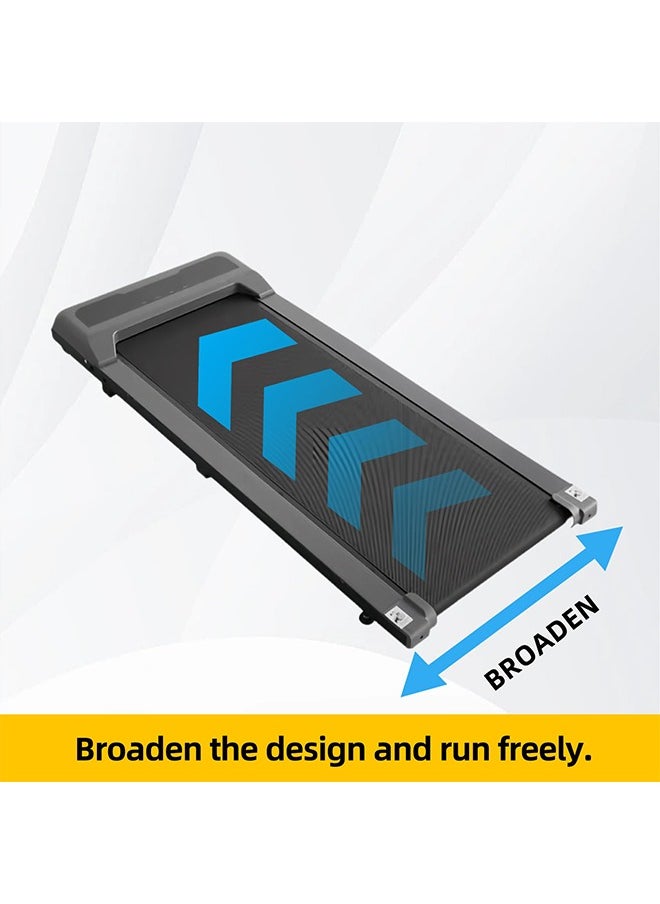 Favarey - Walking Pad  Treadmills Ultra Slim Electric Treadmill Smart Walking Pad treadmill machine Portable Safety Non Holder Gym and Running Device  Grey - Image 1