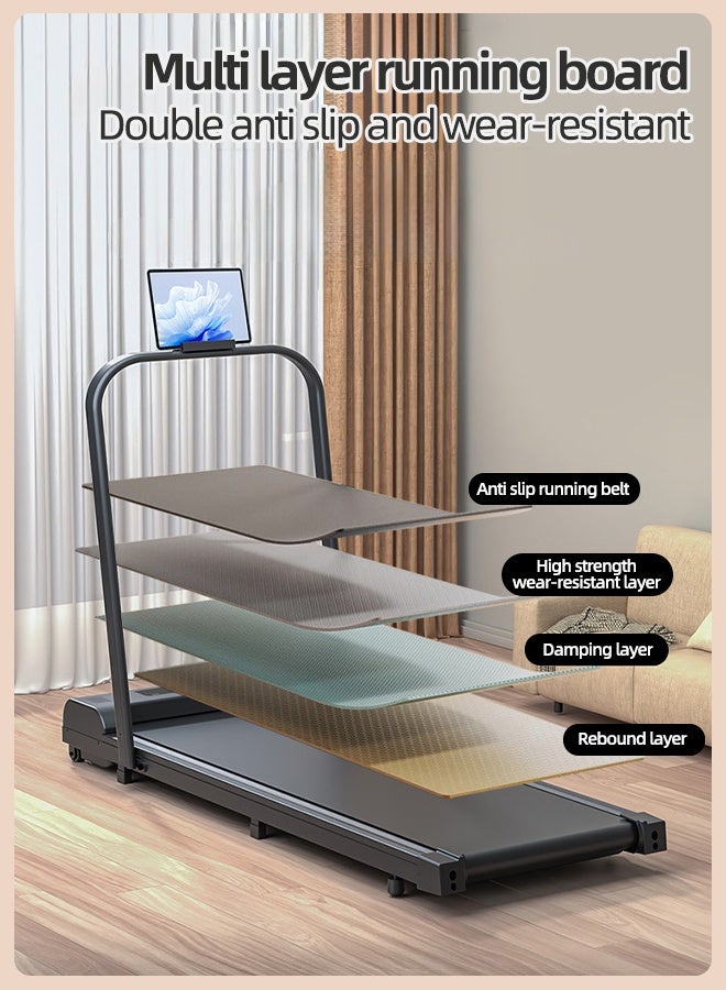Favarey Walking Pad Treadmills Ultra Slim Electric Treadmill, Smart Under Desk Walking Pad with 8% Incline, 2.0HP Motor, LED Display, 100KG Capacity, Portable Low Noise Walking Machine for Home Office - Image 5