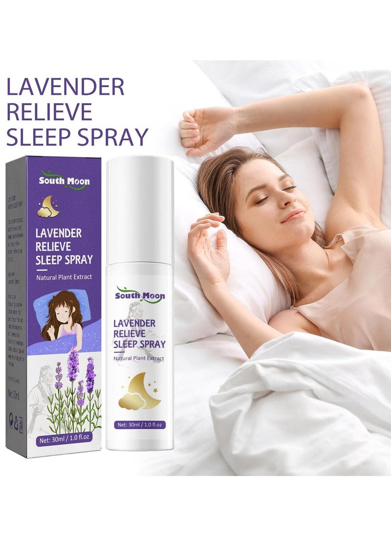 SOUTH MOON - Sleep Pillow Spray | 30 ml Sleep Pillow Spray with Natural Ingredients and Lavender Essential Oil – Lavender Pillow Mist creates a very Fanelod atmosphere - Image 1