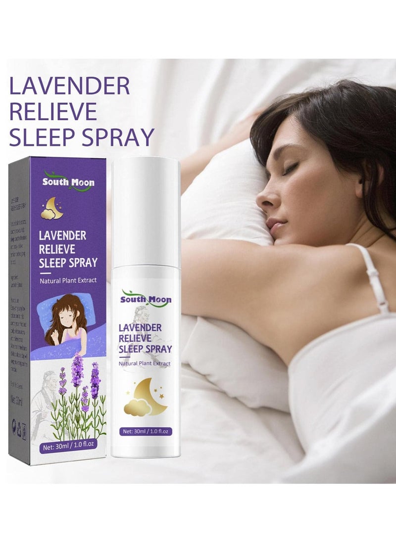 SOUTH MOON - Sleep Pillow Spray | 30 ml Sleep Pillow Spray with Natural Ingredients and Lavender Essential Oil – Lavender Pillow Mist creates a very Fanelod atmosphere - Image 1