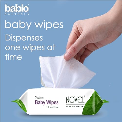 NOVEL Baby Wipes 72 Sheets With LID Pack of 9 (648 Wipes) - Image 3