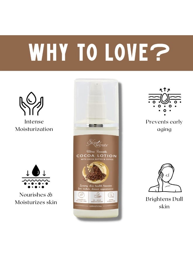 Skin Secrets Moisturizing Lotion (Cocoa Butter) 120ml - Image 3