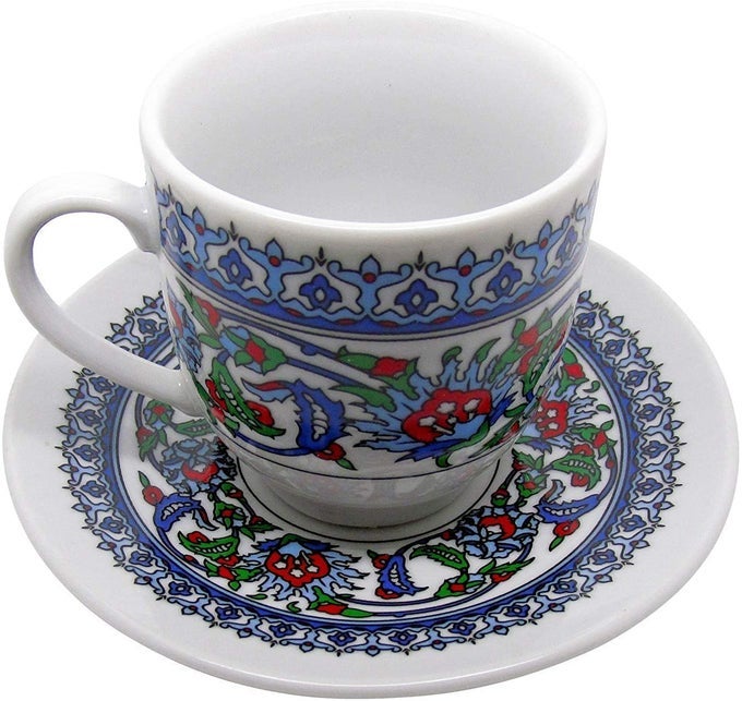 TURKISH COFFEE SET CUP AND SAUCER
