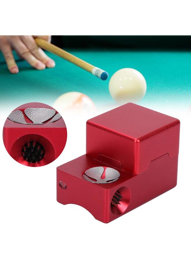 Thoraya 4 In 1 Multi-function Billiard Cue Tip Polishing Machine Tips Shaper Chalk Holder(red)  - Image 4
