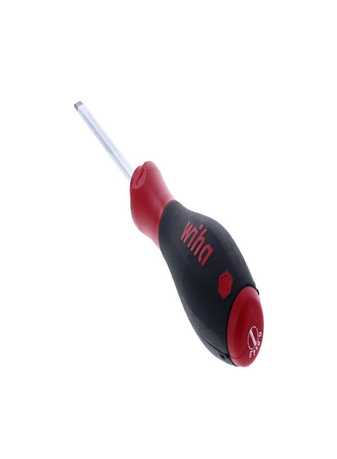 Wiha 30218 Slotted Screwdriver with SoftFinish Handle, 4.5 x 80mm - Image 4
