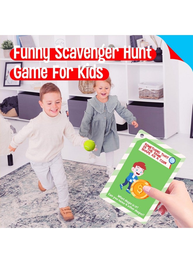 SpriteGru 56PCS Indoor Scavenger Hunt Cards, Found Items Indoor Seek and Find Card Game for for Homeschooling, Toddlers, Kids & Preschoolers, 1 Plastic Ring Included - Image 5