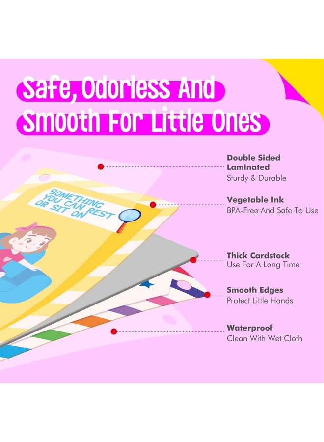 SpriteGru 56PCS Indoor Scavenger Hunt Cards, Found Items Indoor Seek and Find Card Game for for Homeschooling, Toddlers, Kids & Preschoolers, 1 Plastic Ring Included - Image 4