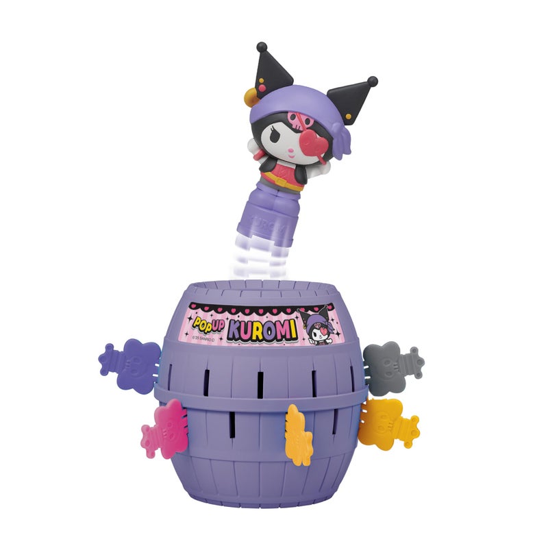 Tomy Pop Up Kuromi - Fast-Paced Kids Game Keeps You Guessing - Hello Kitty Toys For Kids - Girls Stocking Stuffers For Holidays - Family Game Night And Winter Break Activities - Ages 4 Years And Up - Image 1