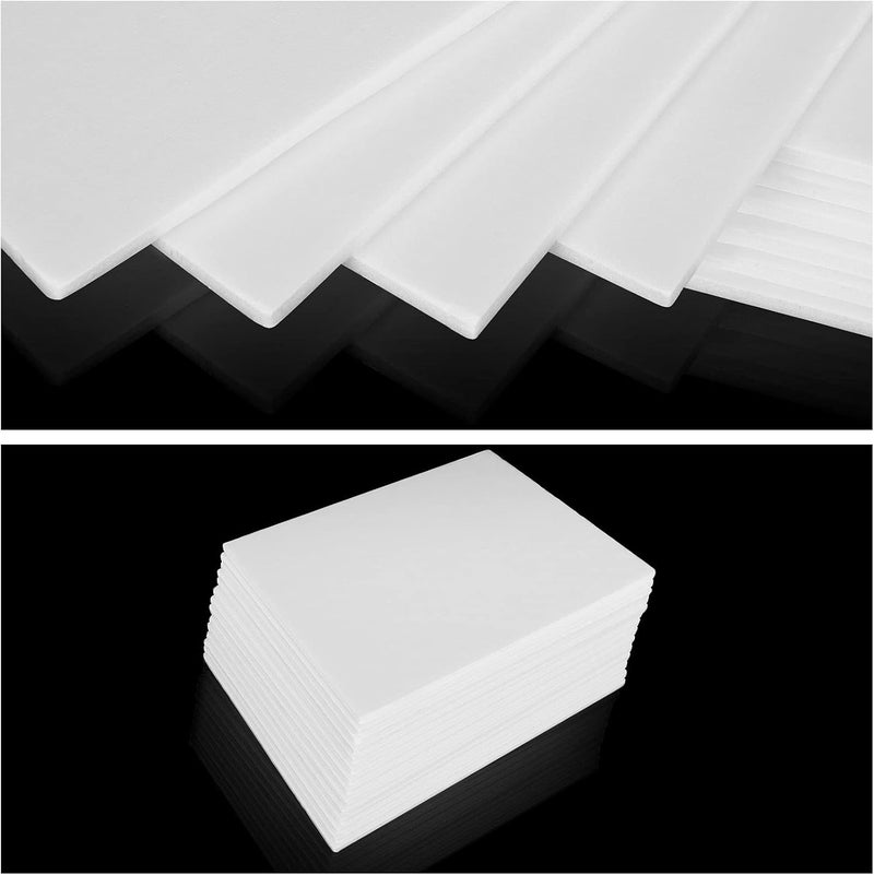 EOEXN 30 عبوة من ألواح الفوم 8” × 10” ألواح فوم للخبز بسماكة 3/16” لوح ملصقات أبيض لوح فوم للحرف اليدوية - Image 4