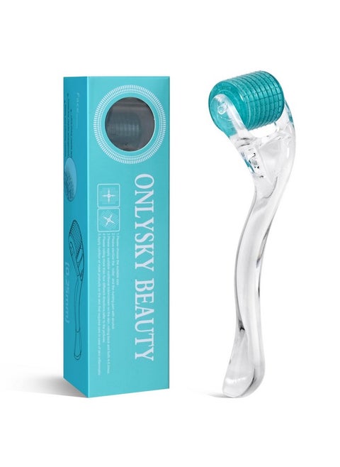 Derma Roller 192-0.25Mm Fine Titanium Microderma Roller - Microneedle Roller With Case For Personal Use Microneedling Roller -192 Micro Needle Dermal Roller