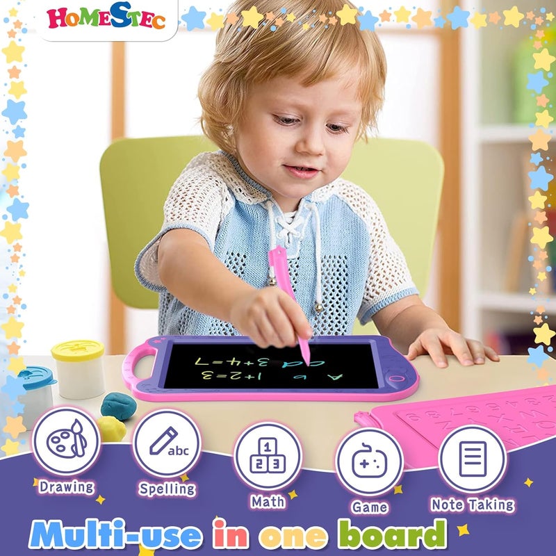 HOMESTEC AstroDraw Space1 Children's Drawing Boards Doodle Board Children's Toy for 2 3 4 5 6 Years Old Boys Girls Gifts (Purple/Pink) - Image 3
