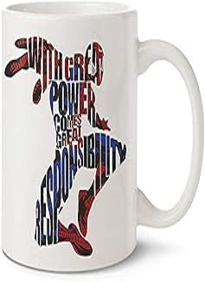 Hazel HAZEL Spider Man Mug White-1024 
