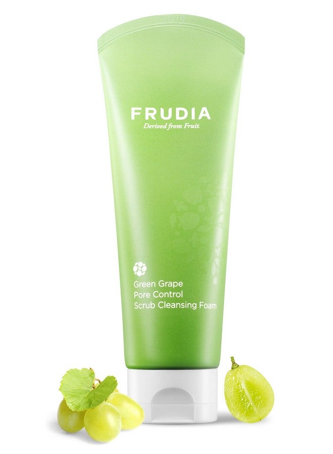 فروديا ويلكوس فروديا، مقشر للوجه بالعنب الأخضر للتحكم في مسام الوجه، غسول يومي للوجه، غسول للوجه | منظف لطيف للوجه ومقشر للوجه وغسول للوجه | مقشر الوجه المنظف الكوري (4.9 أونصة) - Image 1