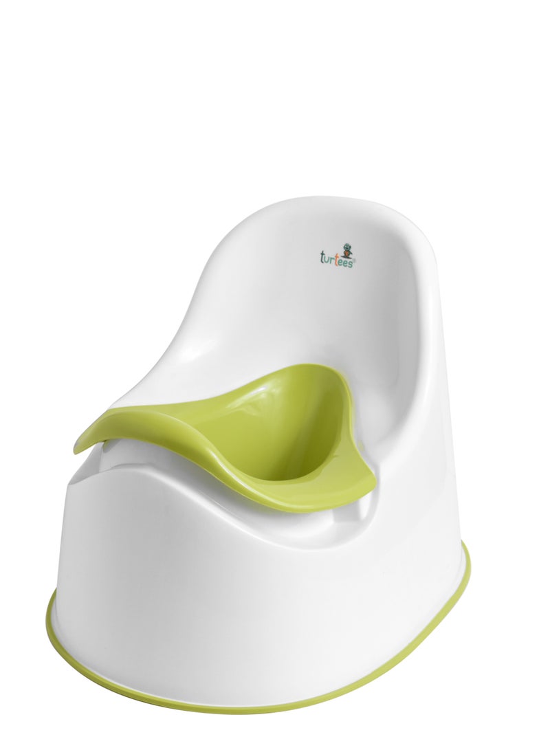turtees® BabyToddler Toilet Training Potty Chair with Built-in Splash Guard, Slip-Resistant Base, and Removable Bowl - Perfect Size Kids Potty for Toddlers 18 Months & above - Image 1