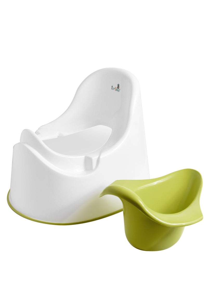 turtees® BabyToddler Toilet Training Potty Chair with Built-in Splash Guard, Slip-Resistant Base, and Removable Bowl - Perfect Size Kids Potty for Toddlers 18 Months & above - Image 3