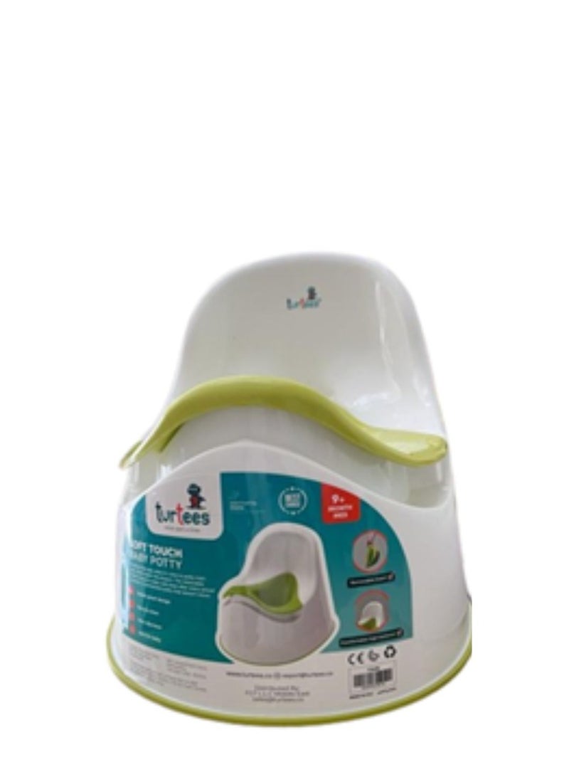 turtees® BabyToddler Toilet Training Potty Chair with Built-in Splash Guard, Slip-Resistant Base, and Removable Bowl - Perfect Size Kids Potty for Toddlers 18 Months & above - Image 4
