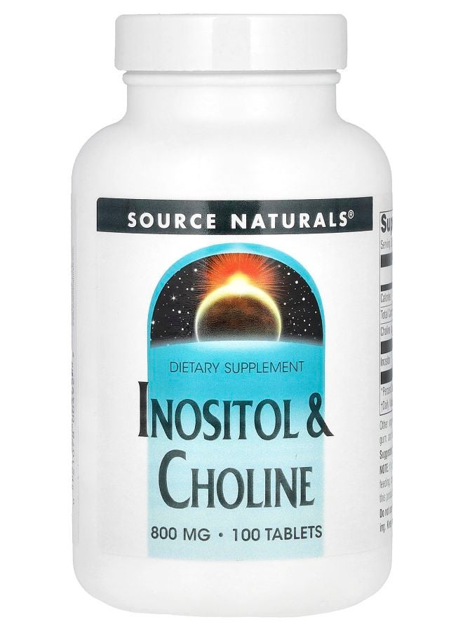 Inositol & Choline 800 mg 100 Tablets