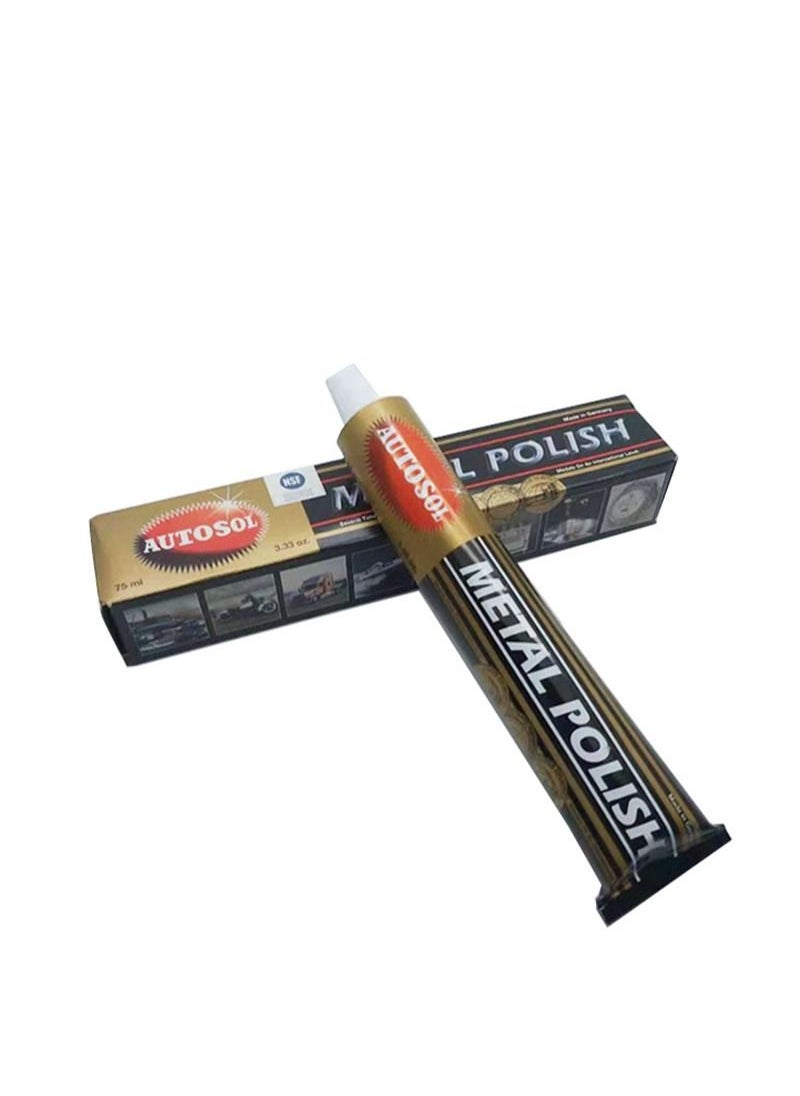 Autosol 75 mL Autosol Metal Polish for Chrome Copper Brass and More  - Image 2