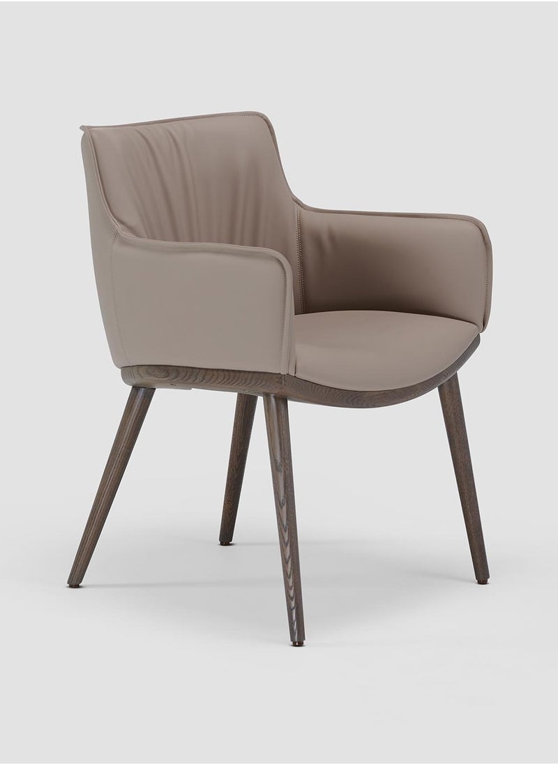 AL HUZAIFA FURNITURE - Latasha Dining Chair In Microfiber Leather - Image 1