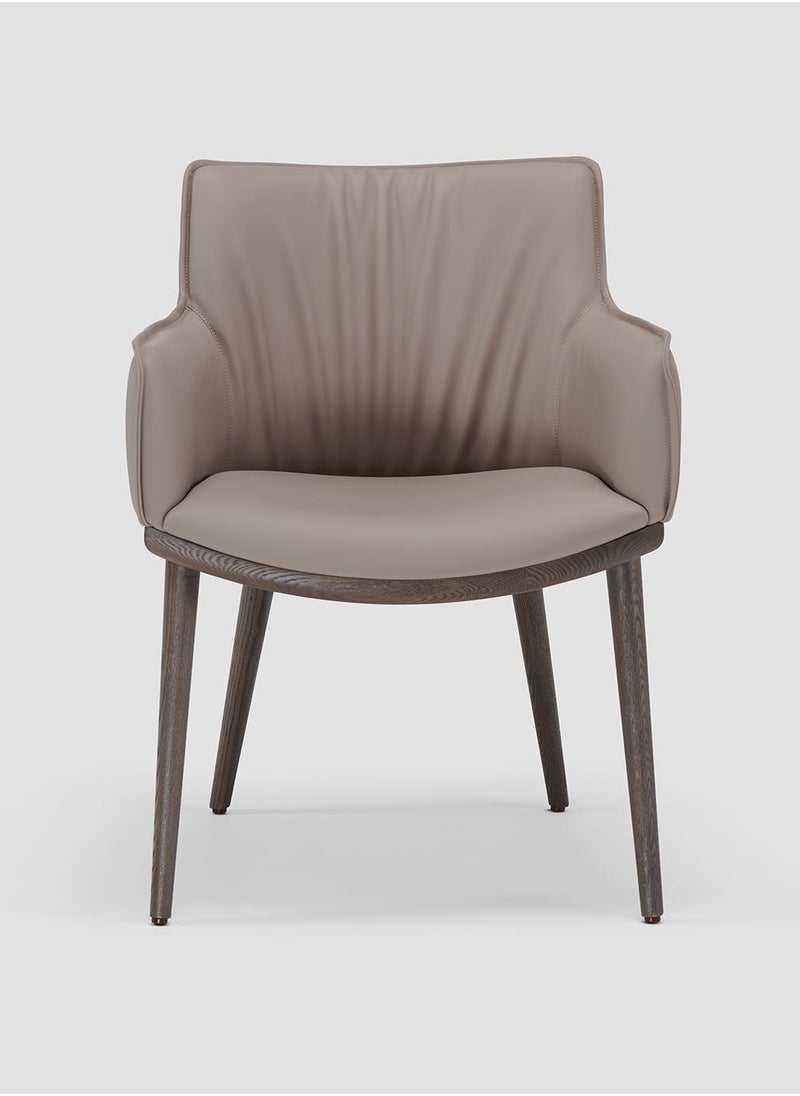 AL HUZAIFA FURNITURE - Latasha Dining Chair In Microfiber Leather - Image 1