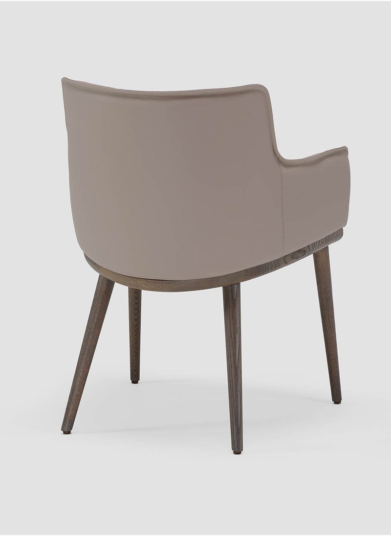 AL HUZAIFA FURNITURE - Latasha Dining Chair In Microfiber Leather - Image 1