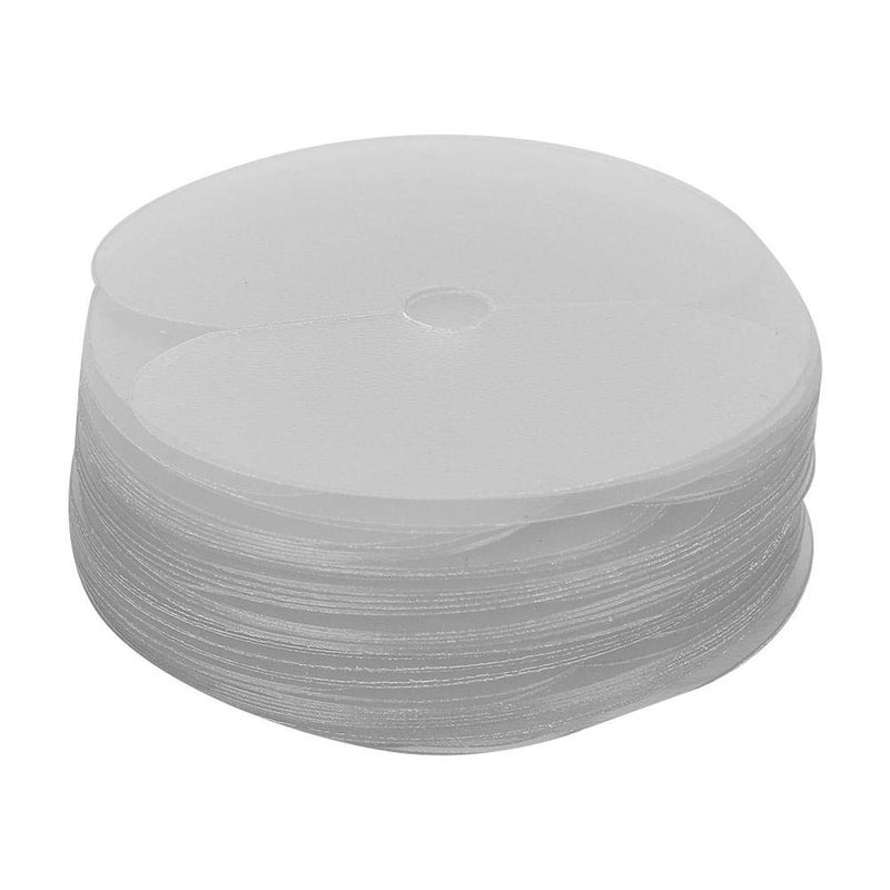 Rotekt1740 50pcs Single Hole Round Spacer Template, Heat Shield Guards for Hair Extension Bonding, Guards Hair Extension Tool, for Salon Hair Extension Bonding and Cross Hair Seamle - Image 5